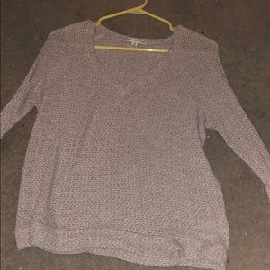 Pink long sleeve loose sweater